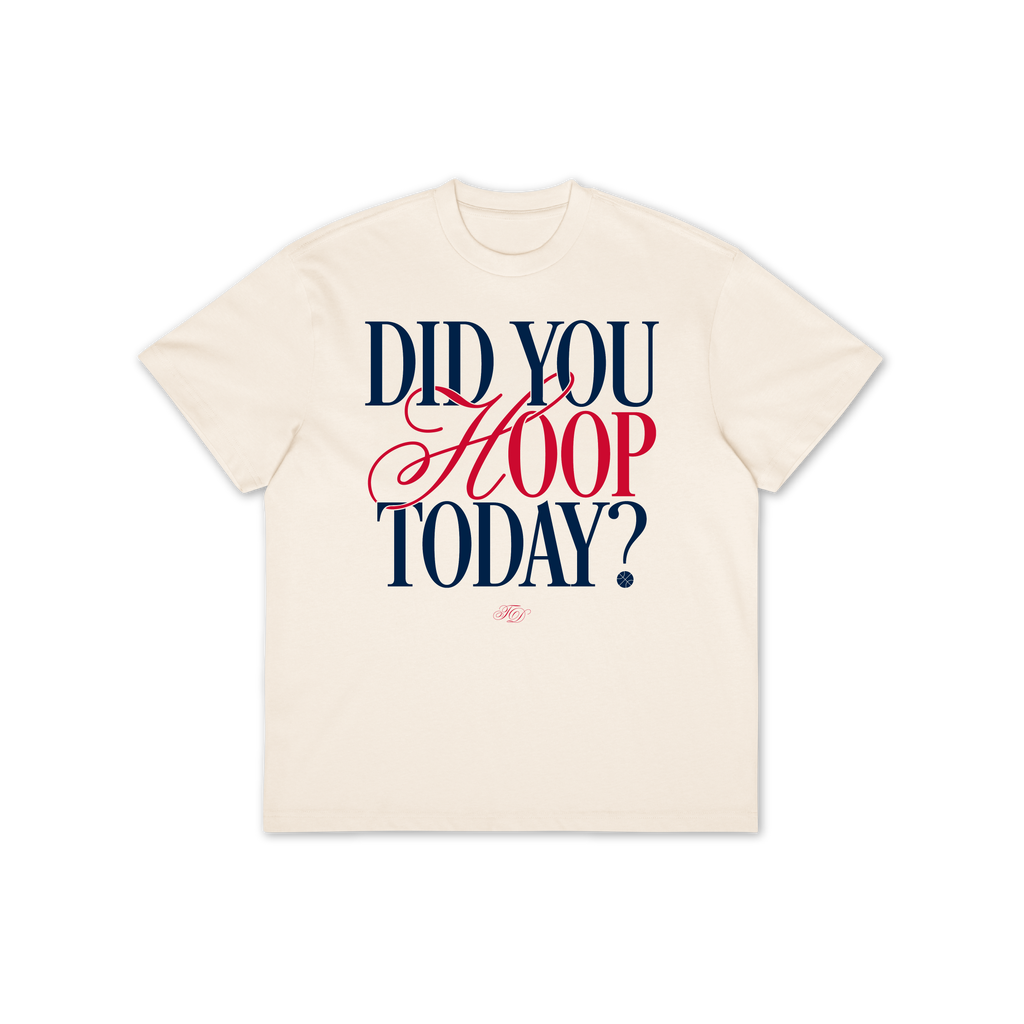 Did You Hoop Today? Oversized Tee