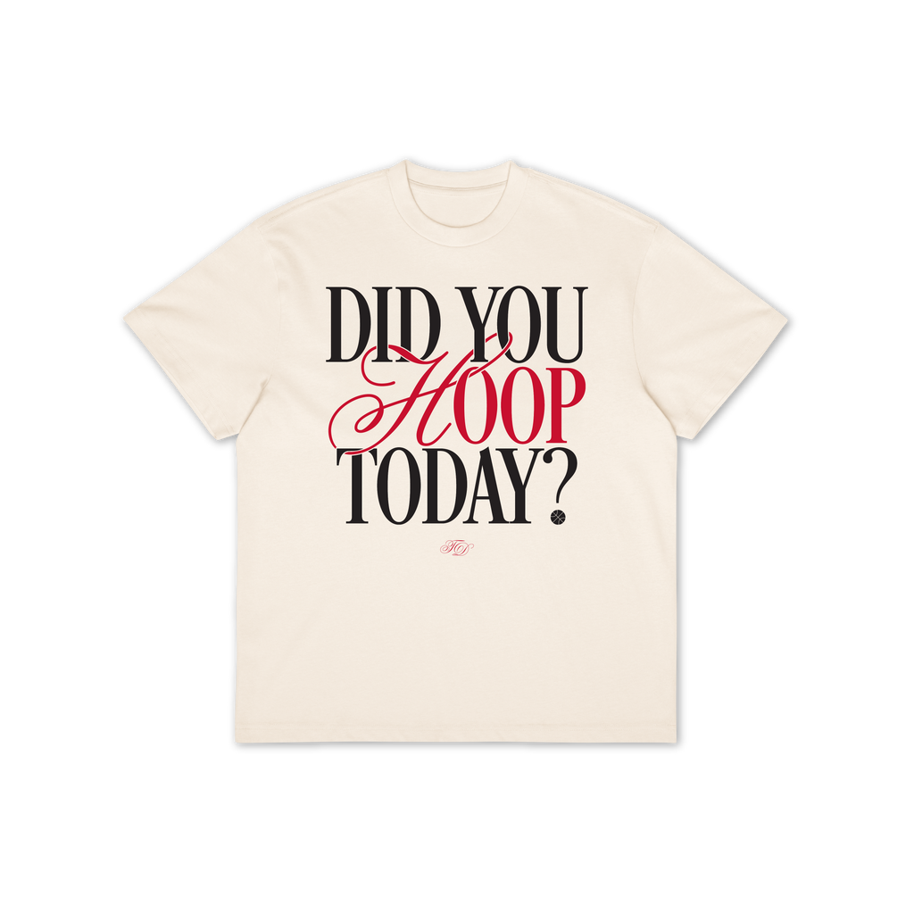 Did You Hoop Today? Oversized Tee