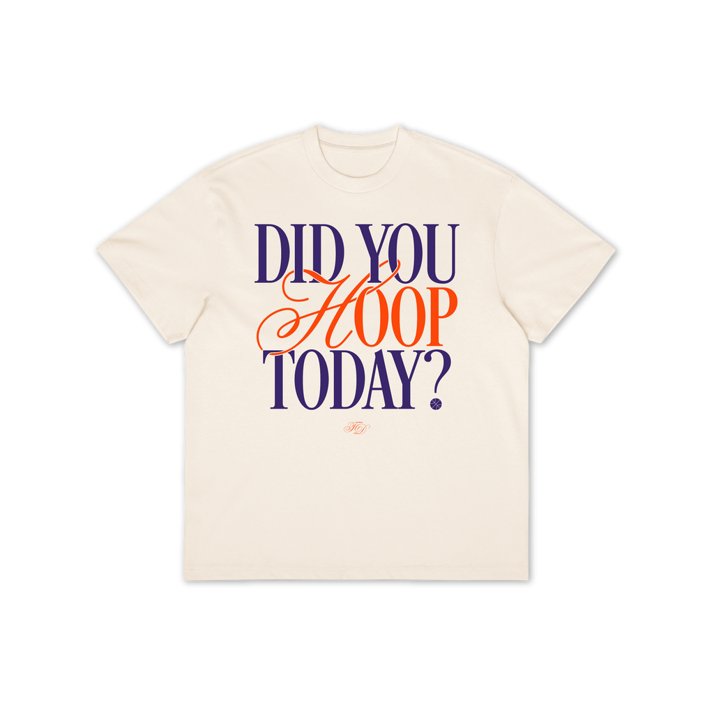 Did You Hoop Today? Oversized Tee