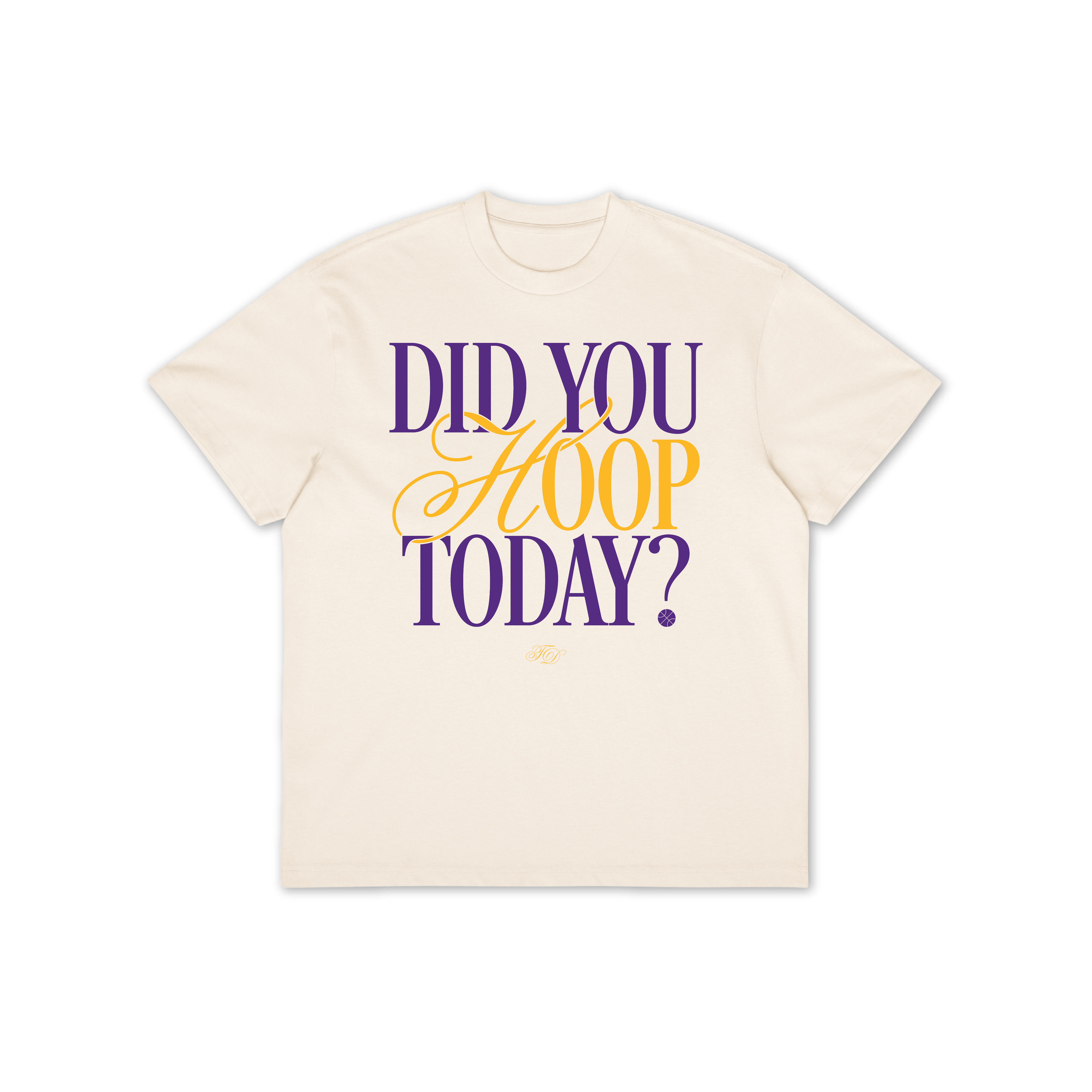 Did You Hoop Today? Oversized Tee