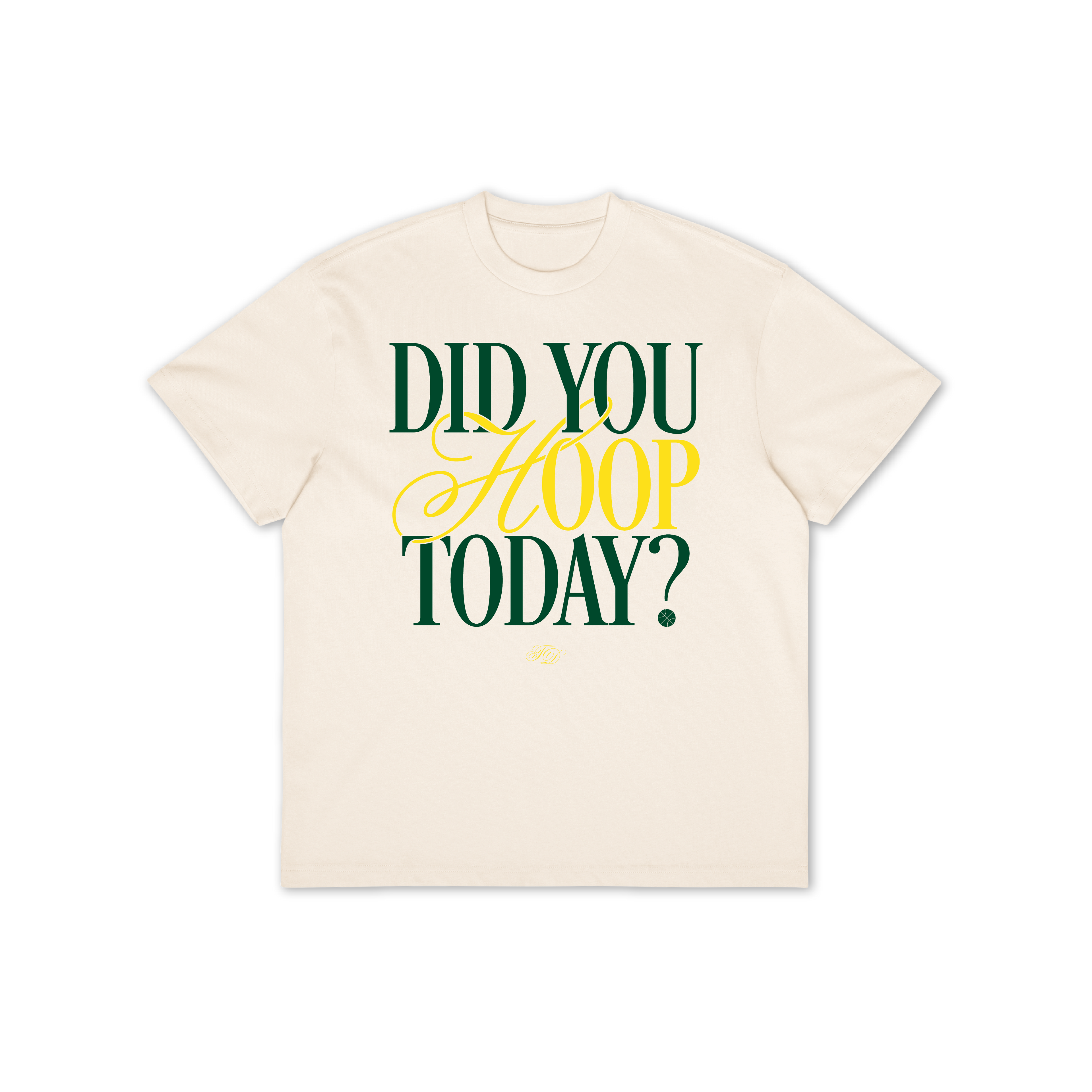 Did You Hoop Today? Oversized Tee