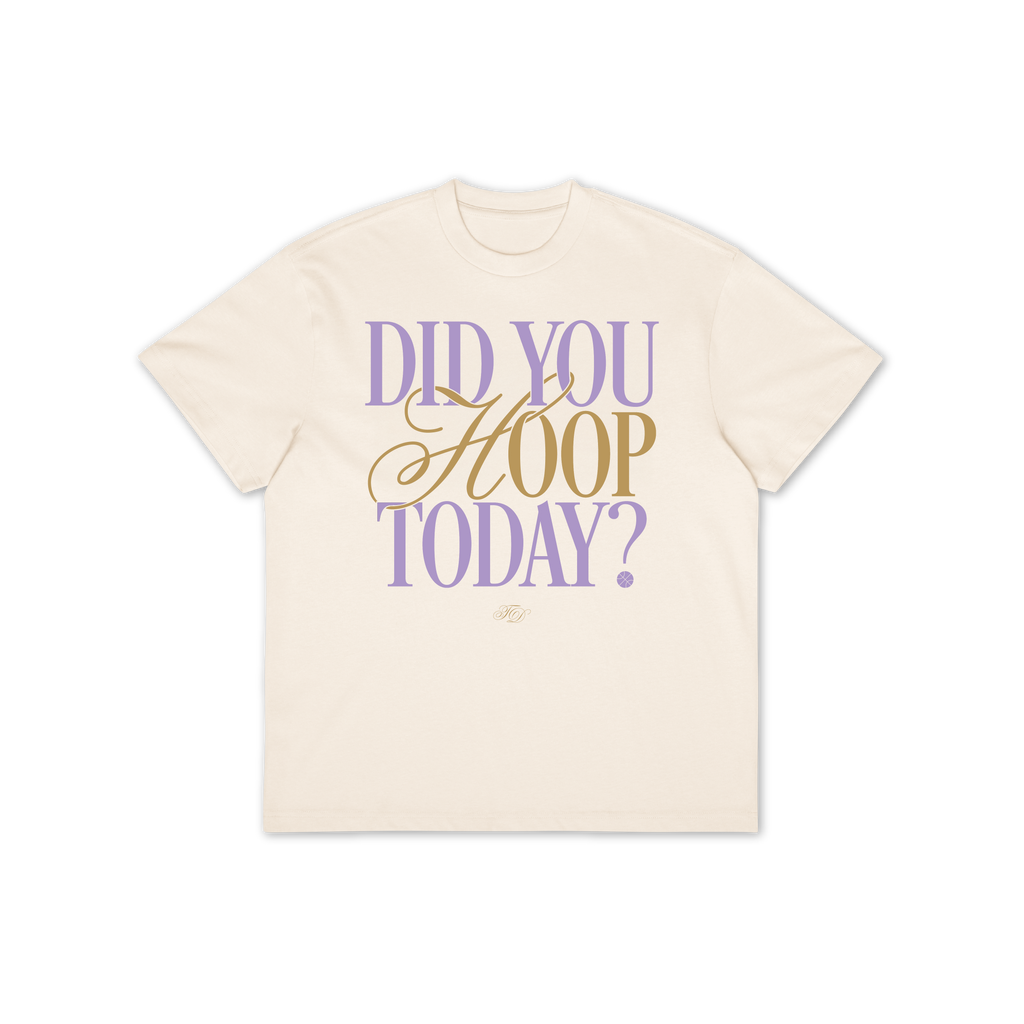 Did You Hoop Today? Oversized Tee