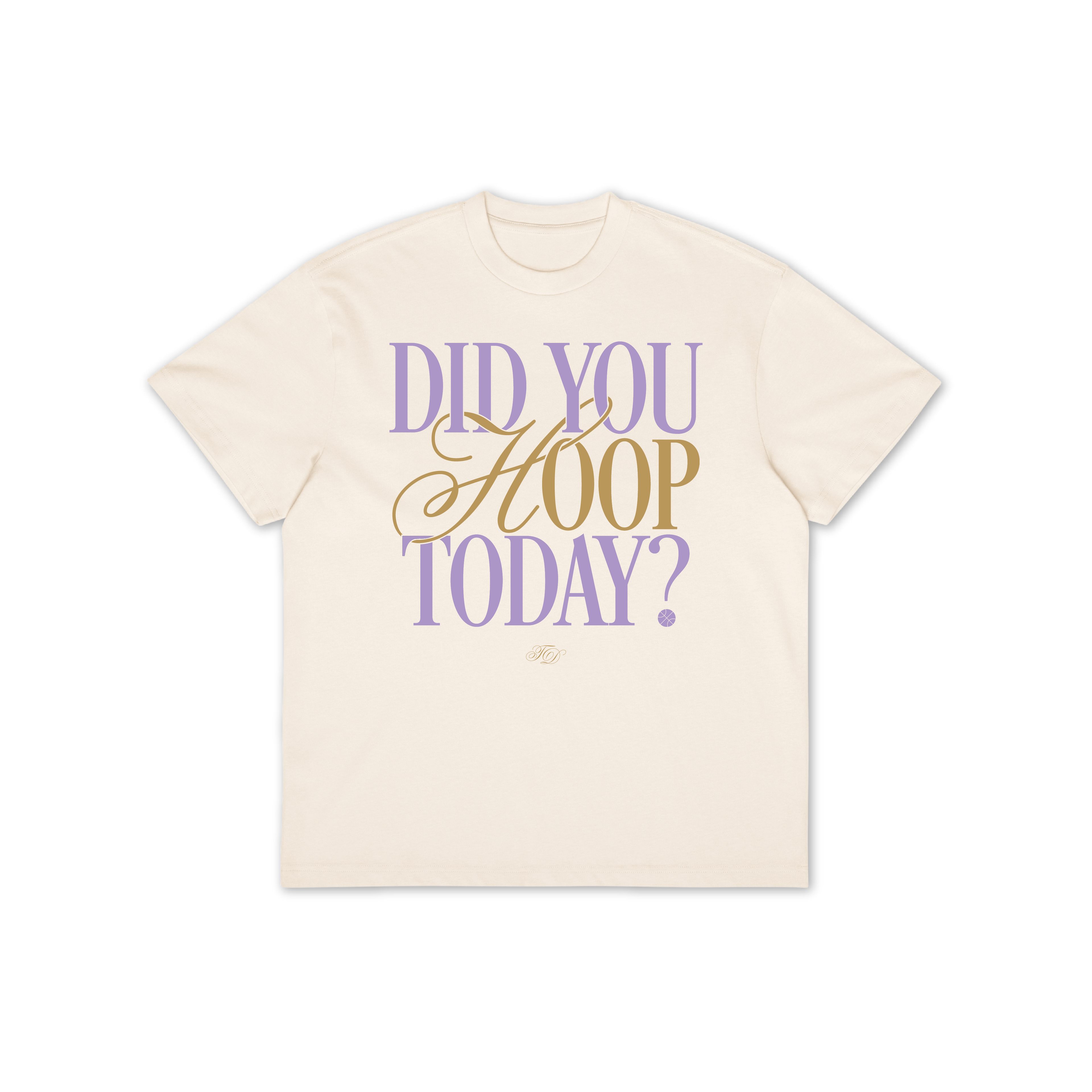 Did You Hoop Today? Oversized Tee