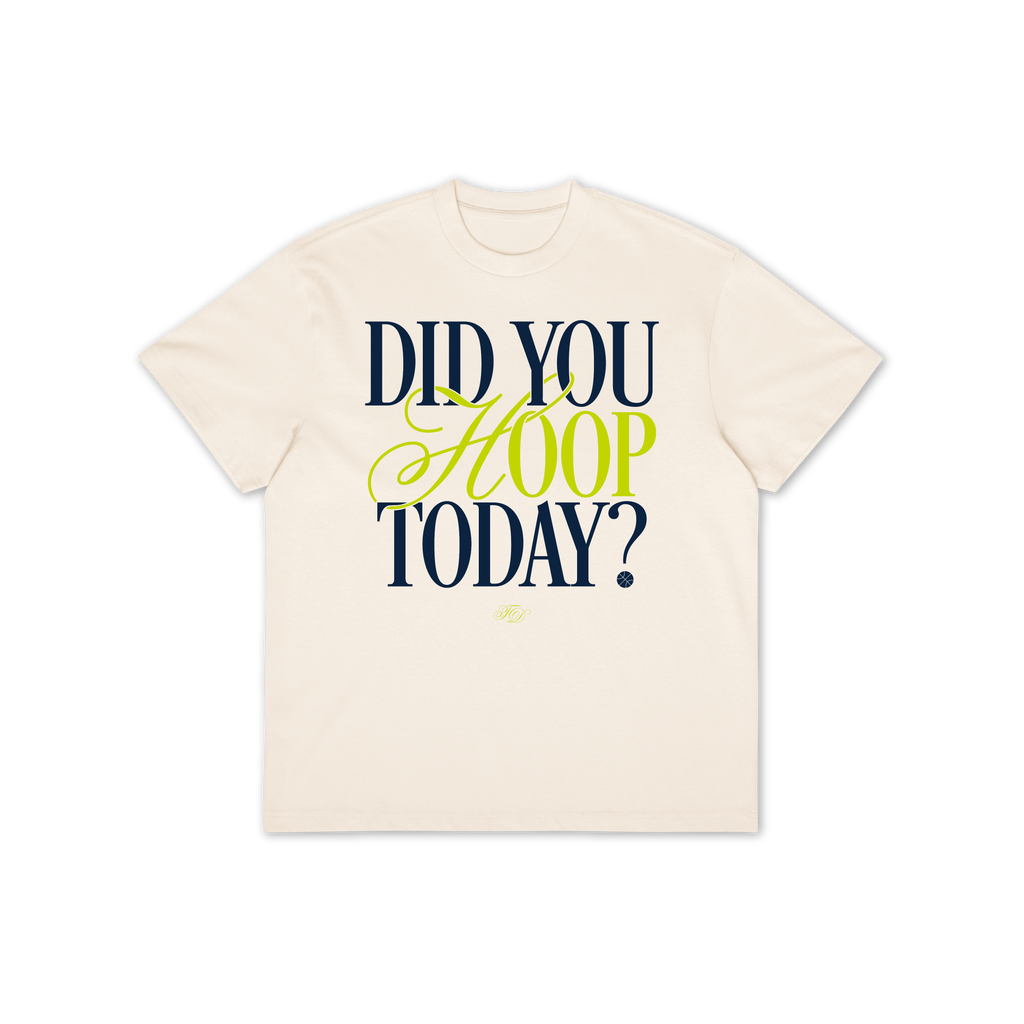 Did You Hoop Today? Oversized Tee
